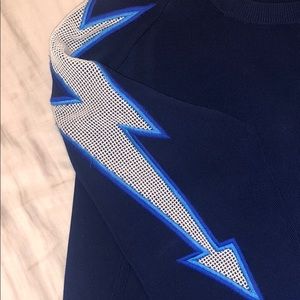 Sandro Lightening Bolt Sweater sz 3